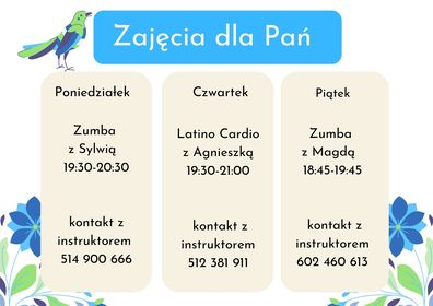 zajęcia dla Pań