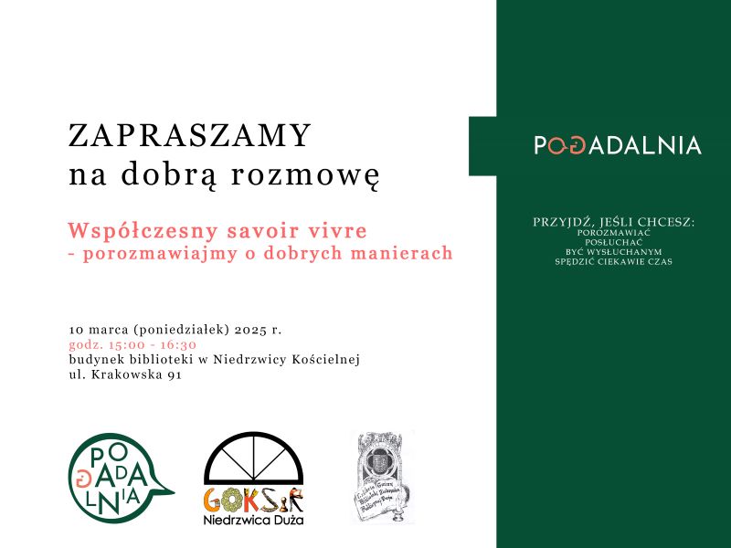 Plakat pogadalnia
